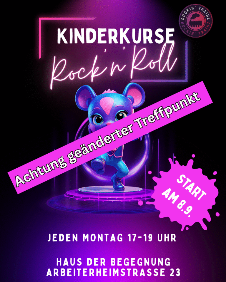 Achtung: geänderter Trainingsort
